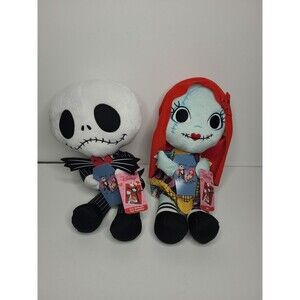 Disney's The Nightmare Before Christmas Plush 16" Jack Skellington And Sally